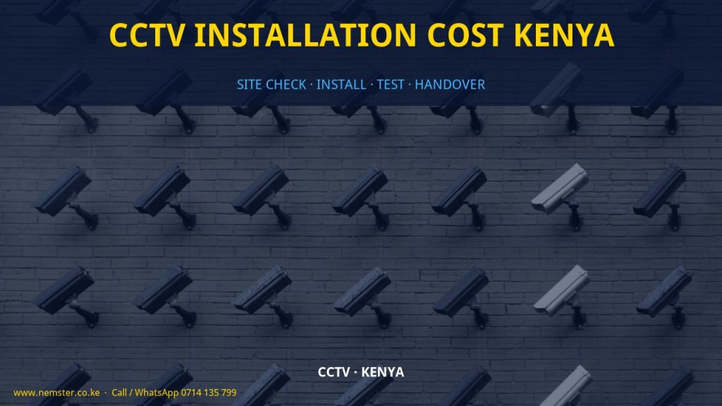 CCTV installation cost Kenya