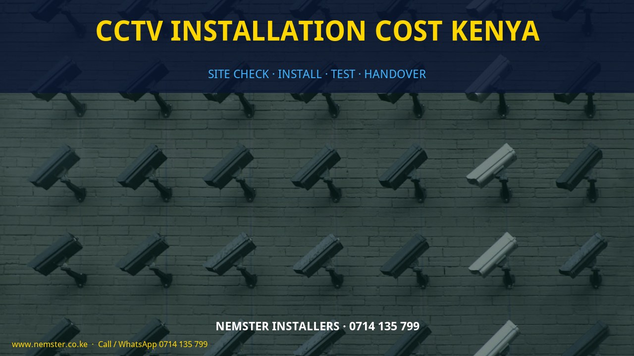 CCTV installation cost Kenya CCTV installation cost Kenya