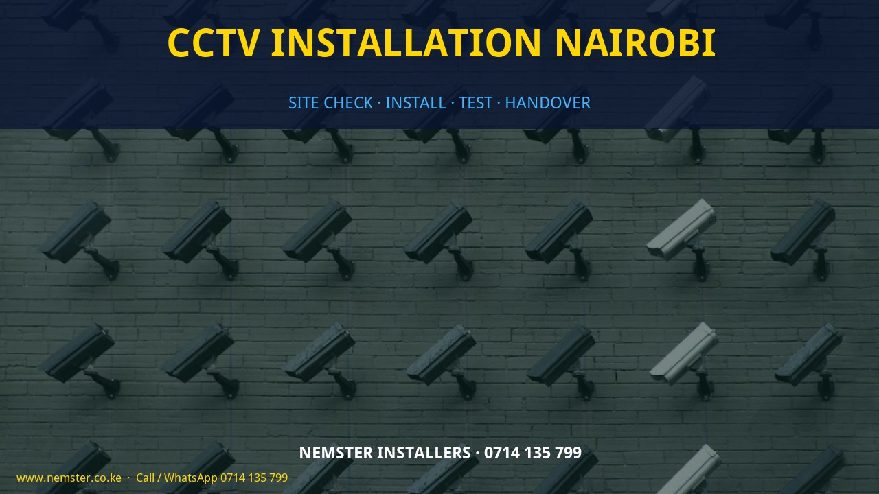 CCTV installation Nairobi