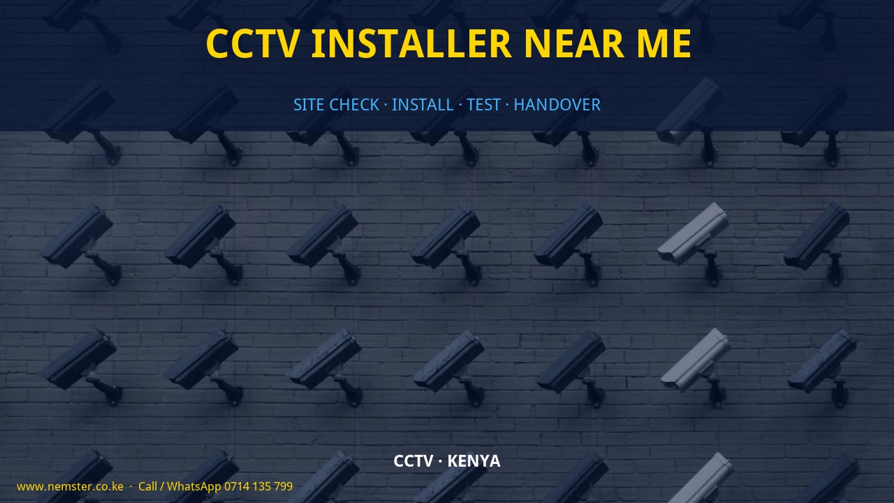 CCTV installer near me CCTV installer near me