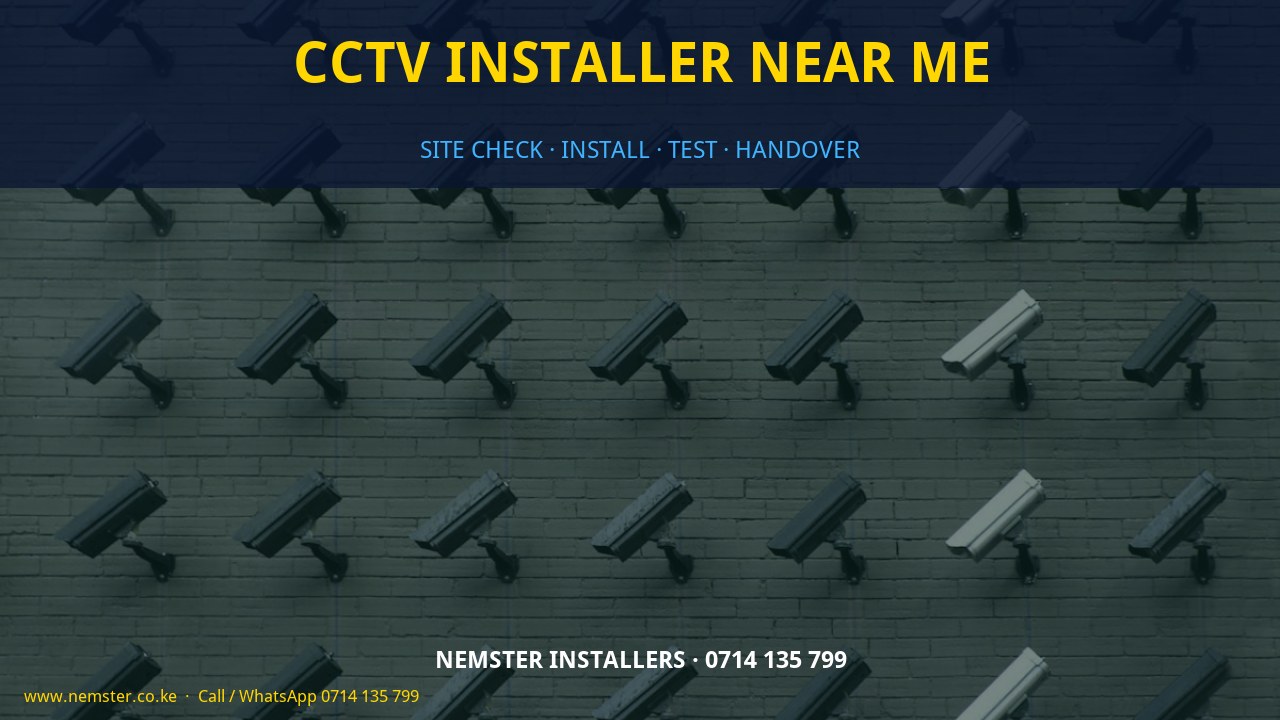 CCTV installer near me CCTV installer near me