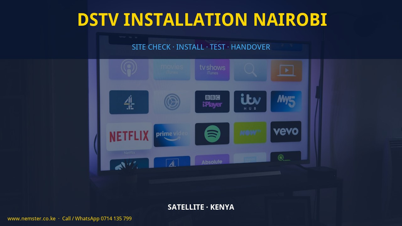 DSTV installation Nairobi DSTV installation Nairobi