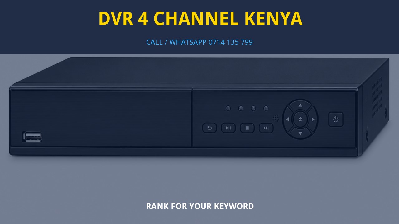 DVR 4 Channel Kenya