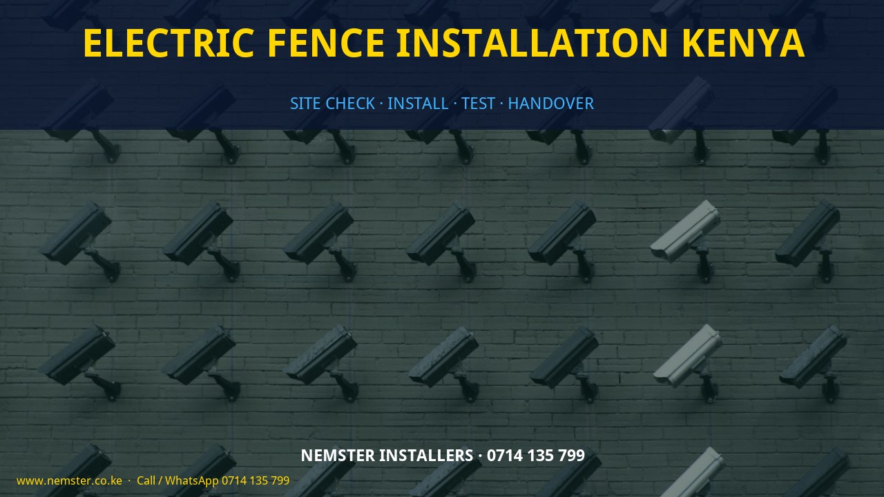 electric fence installation Kenya