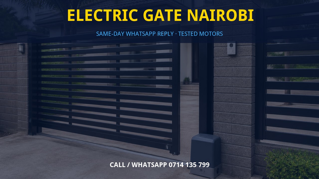 Electric gate Nairobi