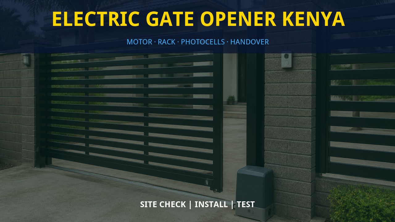 Electric gate opener Kenya