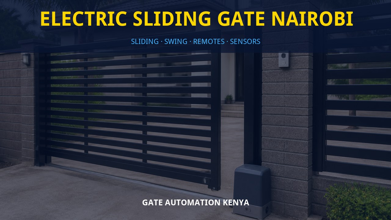 Electric sliding gate Nairobi
