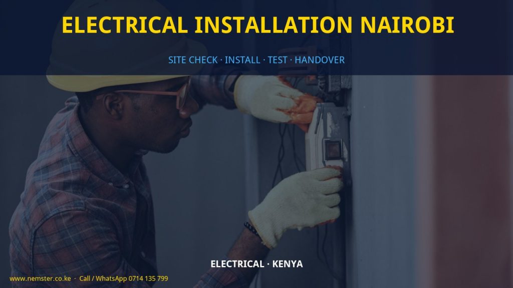 electrical installation Nairobi