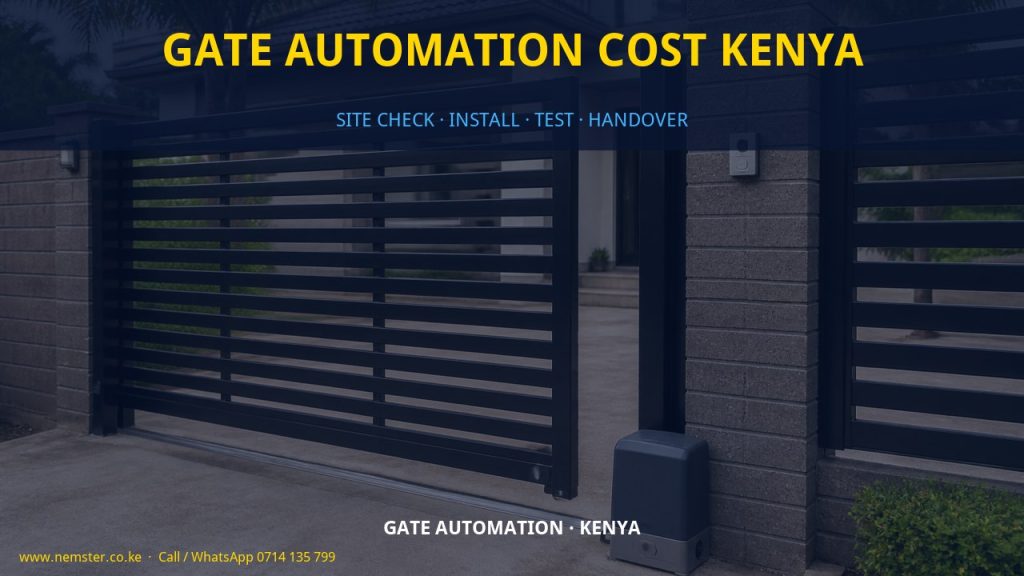 gate automation cost Kenya