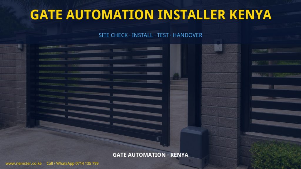 gate automation installer Kenya
