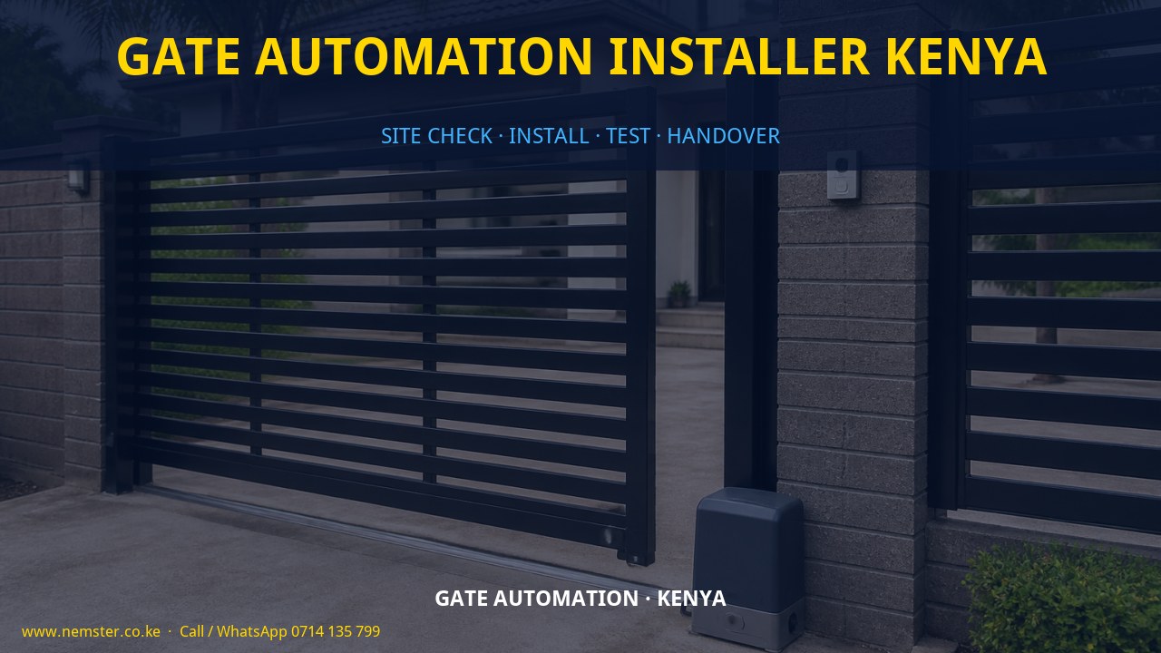gate automation installer Kenya gate automation installer Kenya