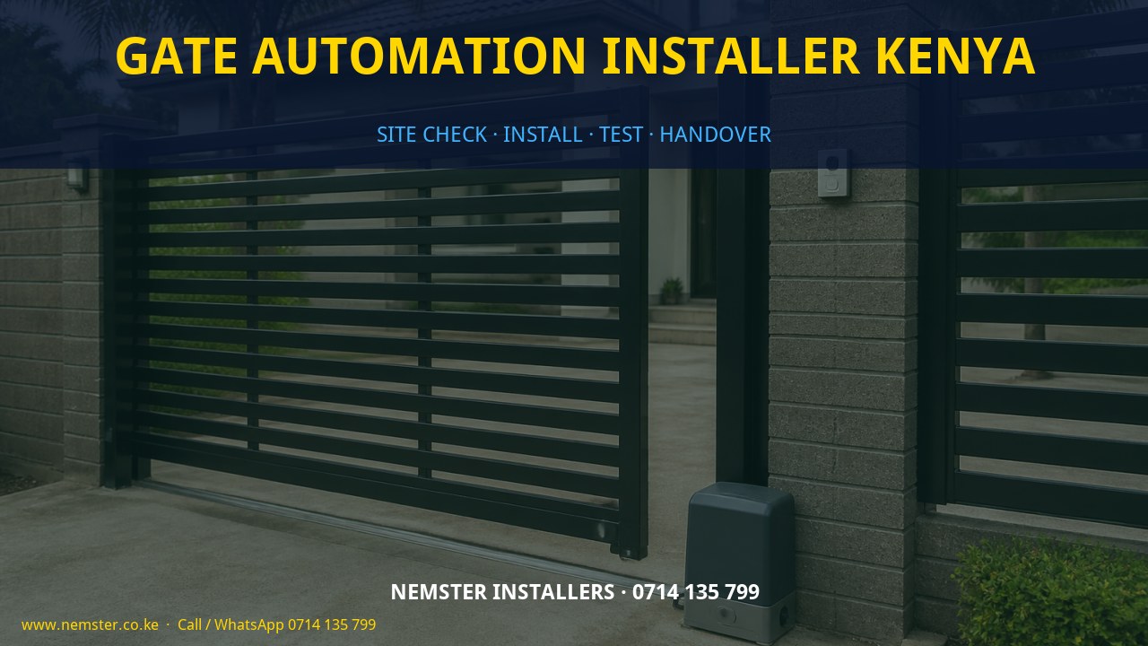 gate automation installer Kenya gate automation installer Kenya