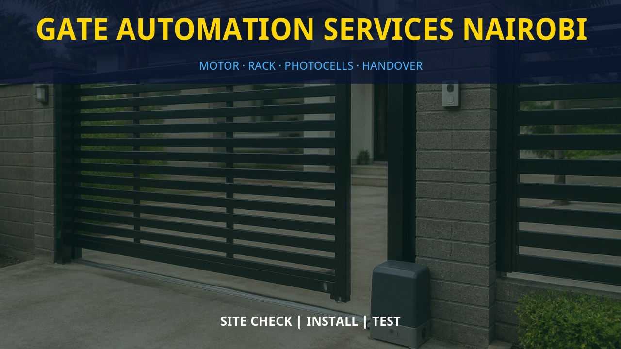 Gate automation services Nairobi