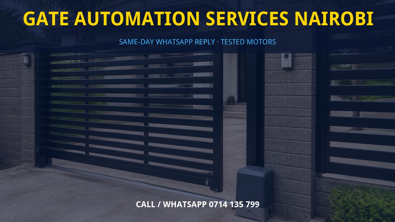 Gate automation services Nairobi