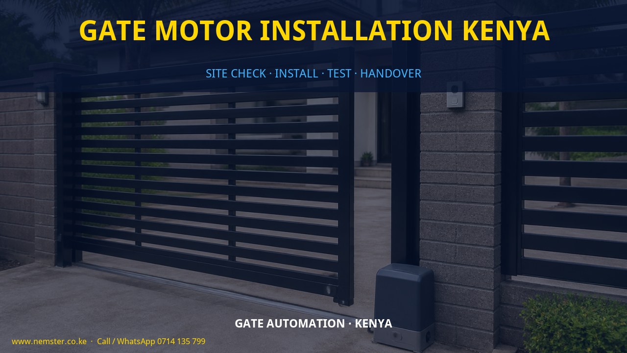 gate motor installation Kenya gate motor installation Kenya