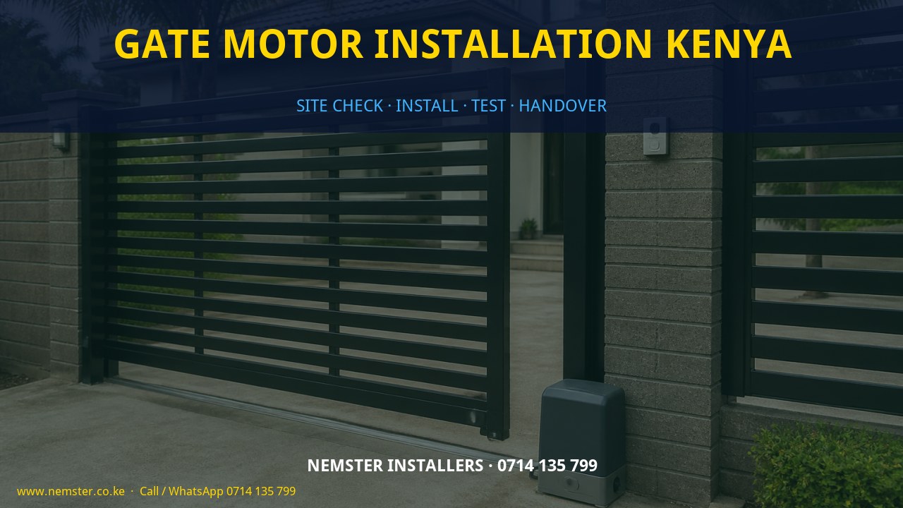 gate motor installation Kenya gate motor installation Kenya
