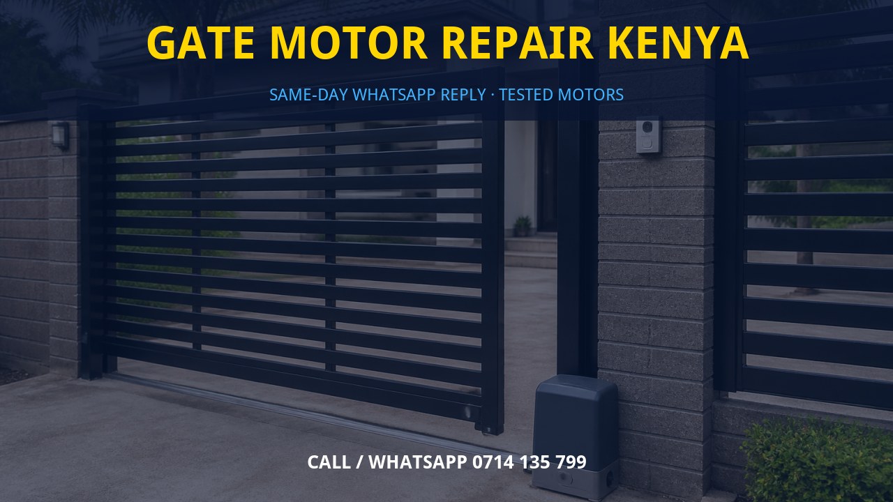 Gate motor repair Kenya
