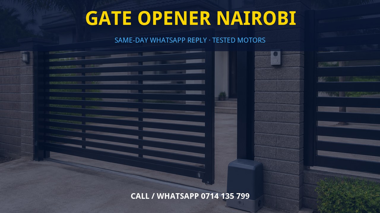 Gate opener Nairobi