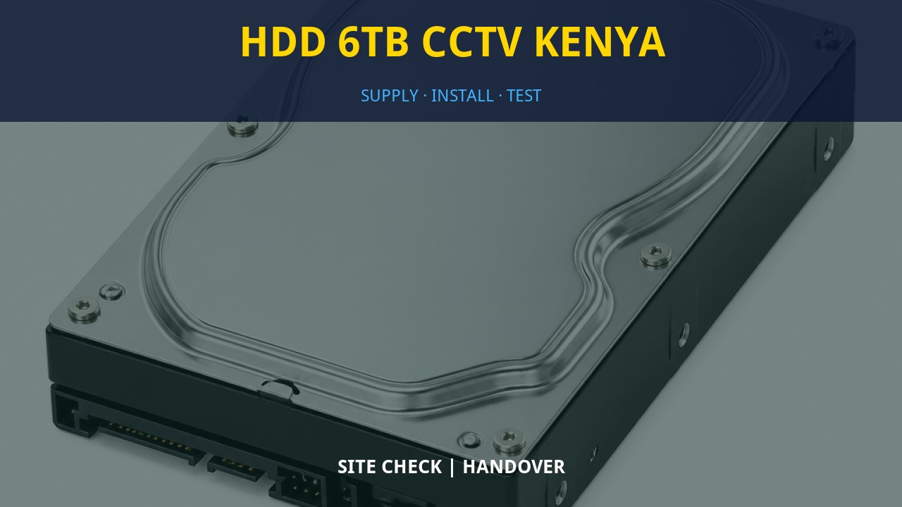 HDD 6TB CCTV Kenya