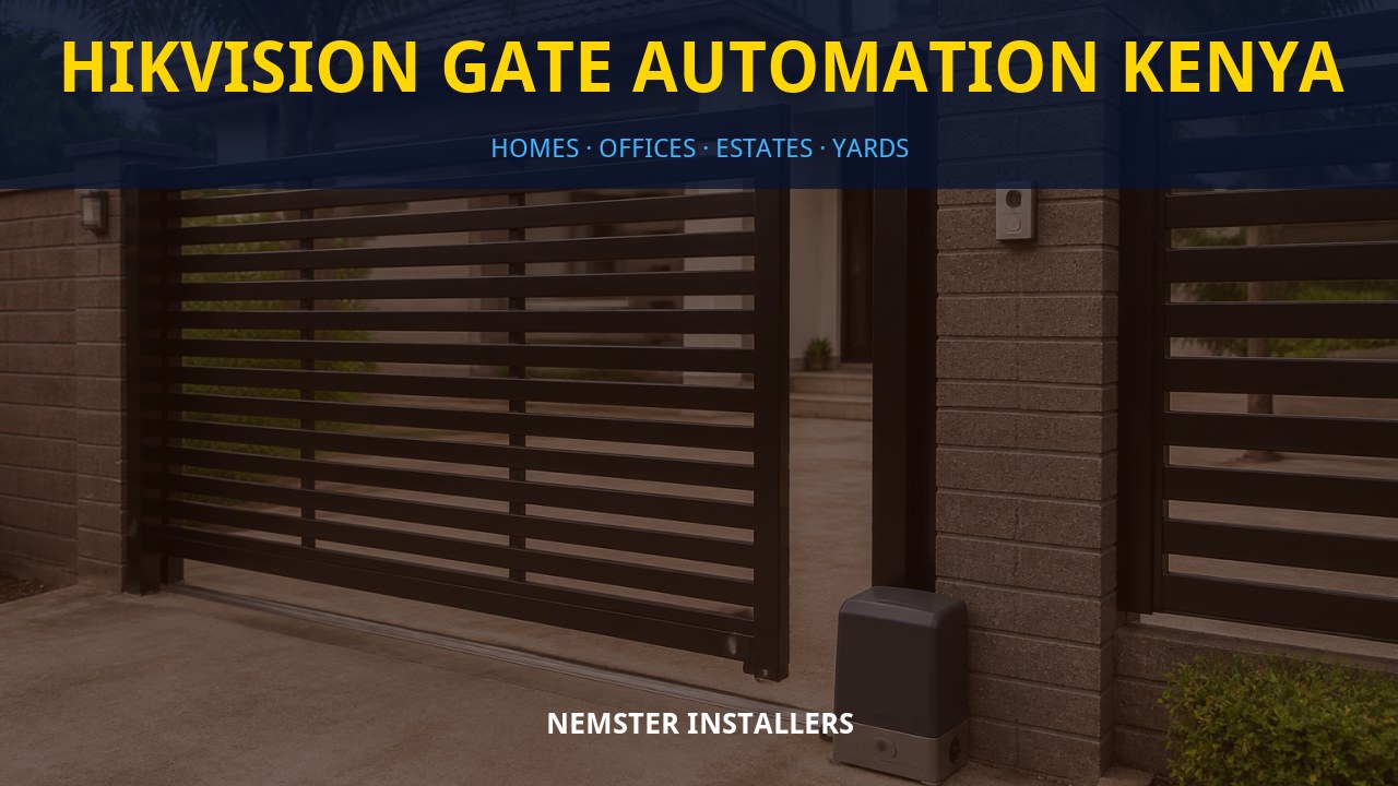 Hikvision gate automation Kenya