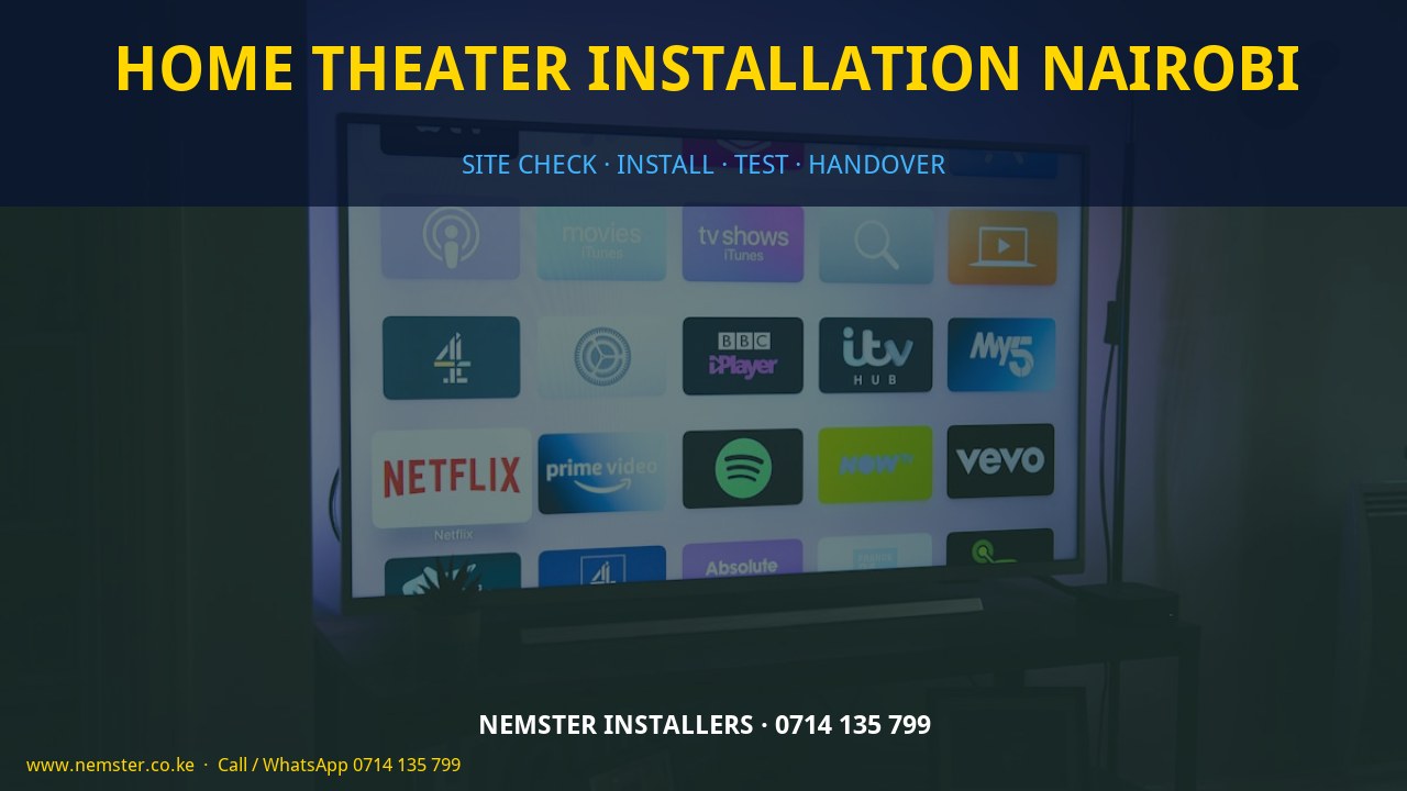 home theater installation Nairobi