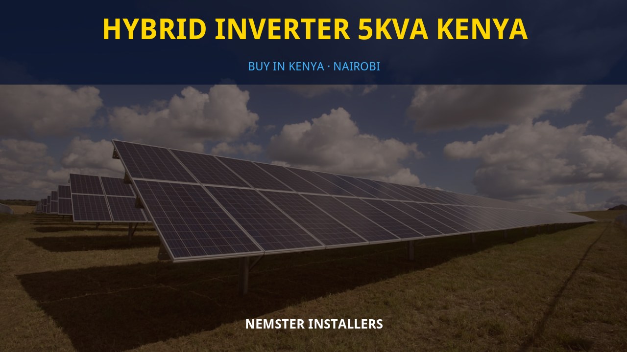 Hybrid Inverter 5kVA Kenya Hybrid Inverter 5kVA Kenya