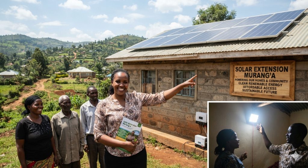 Solar extension Murang'a