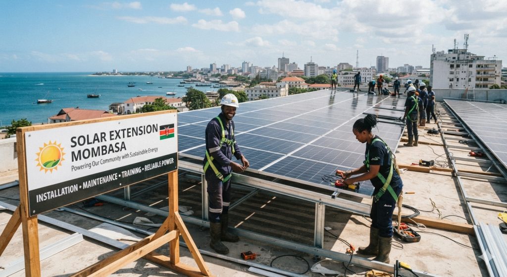 Solar extension Mombasa
