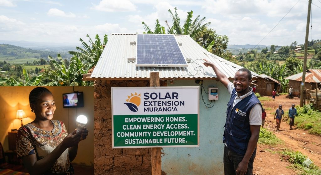 Solar extension Murang'a