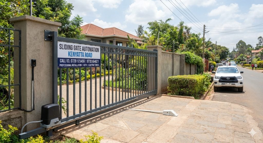 sliding gate automation Kenyatta Road