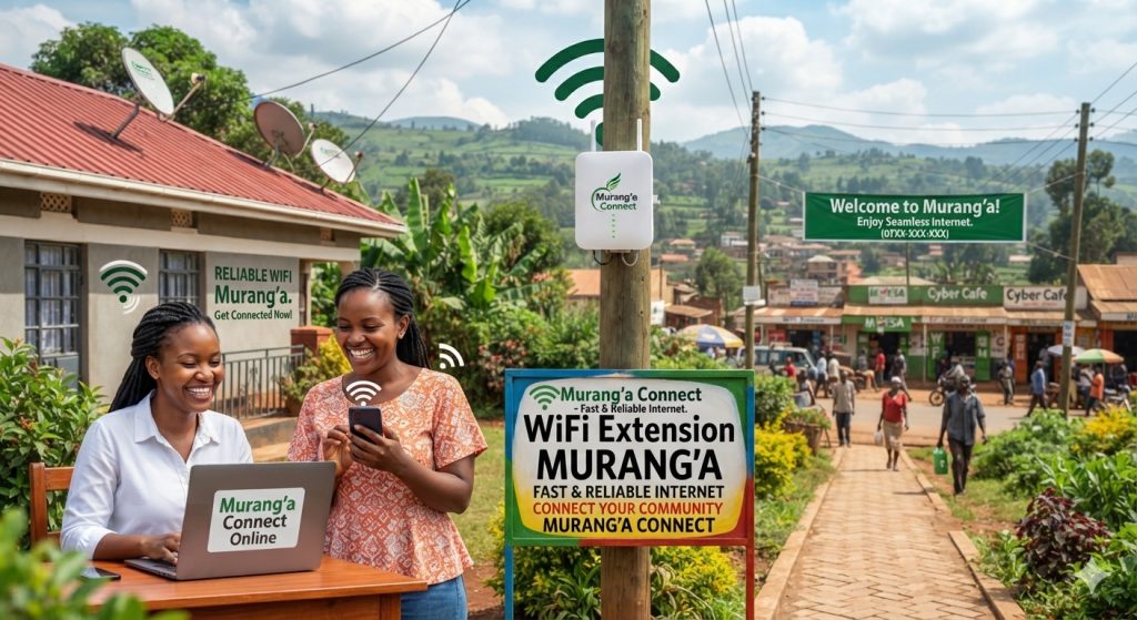 # WiFi Extension Murang'a – Professional WiFi Installation ServicesIf you are looking for **WiFi Extension Murang'a** services, Nemster provides professional wireless networking solutions for homes, apartments, offices, shops, hotels, schools, farms, and businesses across Murang'a County. We help improve weak WiFi signals, eliminate dead zones, and extend reliable internet coverage to areas that your main router cannot reach.

Whether you need WiFi extension for a large compound, apartment building, office, or business premises, our **WiFi installation Murang'a** solutions can be designed according to the size and layout of your property.

**Contact Nemster today: 0714135799** for WiFi extension and networking services in Murang'a.

## Table of Contents

1. WiFi Extension Murang'a
2. Why You May Need WiFi Extension
3. Home WiFi Extension in Murang'a
4. Office and Business WiFi Installation
5. Long-Range WiFi Extension
6. WiFi Access Point Installation
7. WiFi Mesh Installation
8. WiFi Extension for Apartments
9. Professional WiFi Technician in Murang'a
10. Get WiFi Extension Services in Murang'a

## What Is WiFi Extension?

**WiFi extension** is the process of expanding wireless internet coverage from your main router to other parts of a property. A standard router may provide good internet near the router but have weak coverage in bedrooms, upper floors, outdoor areas, separate buildings, or large compounds.

A properly designed WiFi network can distribute internet coverage throughout your property using technologies such as wireless access points, WiFi mesh systems, network cables, and long-range wireless links.

Nemster provides **WiFi extension services in Murang'a** based on your property, internet connection, number of users, and required coverage area.

## Why Do You Need WiFi Extension in Murang'a?

Poor WiFi coverage can make internet use frustrating. You may experience slow speeds, dropped connections, or areas where your phone and computer cannot connect properly.

Common reasons for extending WiFi include:

* Large houses and compounds
* Thick walls
* Multiple floors
* Long distances between buildings
* Large offices
* Apartments
* Hotels and guest houses
* Schools
* Shops and businesses
* Outdoor working areas
* Weak router coverage
* WiFi dead zones

Our **WiFi extension Murang'a** service helps you create better coverage and a more reliable wireless network.

## Home WiFi Extension Murang'a

Modern homes often have several devices connected to the internet, including smartphones, smart TVs, laptops, CCTV systems, tablets, gaming devices, and other smart devices.

If your router cannot cover the entire house, adding strategically positioned access points can improve coverage.

Nemster can install **home WiFi extension in Murang'a** for:

* Large homes
* Maisonettes
* Apartments
* Multi-storey houses
* Compounds with separate buildings
* Homes with outdoor spaces

The network can be planned to provide coverage in bedrooms, living rooms, offices, kitchens, balconies, garages, and other required areas.

## Office WiFi Installation Murang'a

Businesses depend on reliable internet for communication, cloud applications, payments, video meetings, customer services, and daily operations.

Nemster offers **office WiFi installation Murang'a** solutions for small and large businesses.

We can help design wireless coverage for:

* Offices
* Shops
* Restaurants
* Hotels
* Schools
* Clinics
* Warehouses
* Commercial buildings

The installation can include access points, network cabling, switches, routers, and proper configuration.

## Long-Range WiFi Extension Murang'a

For large compounds or buildings located far apart, a normal WiFi extender may not provide the required coverage.

A **long-range WiFi installation in Murang'a** can use outdoor access points or point-to-point wireless equipment where appropriate.

This can be useful when connecting:

* Main house to another building
* Office to a nearby building
* Farm buildings
* Shops and stores
* Guest houses
* Large compounds

The correct equipment depends on distance, obstacles, terrain, line of sight, bandwidth requirements, and the number of connected users.

## WiFi Access Point Installation Murang'a

Wireless access points are commonly used when you need to extend WiFi across a larger property.

Instead of depending on one router to cover everything, multiple access points can be installed at suitable locations.

Nemster provides **WiFi access point installation Murang'a** for residential and commercial properties.

We can assist with:

* Access point positioning
* Network cabling
* PoE installation
* Router configuration
* Access point configuration
* SSID configuration
* Network security
* WiFi coverage testing

## WiFi Mesh Installation Murang'a

For some homes and offices, a mesh WiFi system can provide a convenient way to expand wireless coverage.

A properly configured **WiFi mesh installation in Murang'a** can provide coverage across multiple rooms and floors while allowing devices to move around the property with fewer connection interruptions.

Mesh WiFi can be suitable for:

* Large homes
* Maisonettes
* Apartments
* Offices
* Small businesses
* Multi-floor buildings

The best solution depends on the building structure and internet requirements.

## WiFi Extension for Apartments in Murang'a

Apartment buildings can have complicated WiFi requirements because many users may be sharing the same area.

Nemster can help property owners and businesses plan **WiFi extension for apartments in Murang'a** using suitable networking equipment.

Depending on the project, the system may include:

* Main router
* Network switches
* Ethernet cabling
* Wireless access points
* PoE equipment
* WiFi management
* Separate networks for different users

For properties requiring user management or paid internet access, a suitable network management and billing system can also be considered.

## WiFi Extension for Businesses

A reliable wireless network can improve connectivity for customers and employees.

Nemster can install WiFi networks for businesses in Murang'a including shops, restaurants, offices, hotels, schools, and other commercial premises.

We can assess your property and determine where additional access points or network equipment may be required.

## Professional WiFi Technician Murang'a

Choosing the right equipment is only part of a successful WiFi installation. Proper positioning, cabling, configuration, and testing are also important.

A professional **WiFi technician in Murang'a** can help identify areas with poor coverage and recommend a suitable network design.

Nemster provides networking installation services with a focus on practical and reliable WiFi coverage.

## Areas We Serve

Our **WiFi Extension Murang'a** services can cover different areas within Murang'a County, including:

* Murang'a Town
* Kenol
* Maragua
* Kandara
* Kigumo
* Kiharu
* Gatanga
* Kahuro
* Mathioya
* Kangema
* Other surrounding areas

Availability and installation requirements may vary depending on your exact location.

## How Our WiFi Extension Service Works

### 1. Site Assessment

We first determine where your WiFi signal is weak and identify the areas that need coverage.

### 2. Network Planning

We recommend the appropriate combination of routers, access points, cabling, switches, or other wireless equipment.

### 3. Installation

The required equipment is installed and connected properly.

### 4. Configuration

The network devices are configured according to your requirements.

### 5. Testing

The WiFi coverage and network connection are tested to identify areas that may need adjustment.

## WiFi Extension Murang'a for Large Compounds

Large compounds often require more than a single indoor router.

If you need internet coverage in several buildings or outdoor areas, we can design a network around the distance and layout of the property.

For larger installations, Ethernet cabling, outdoor access points, point-to-point wireless links, or other networking technologies may be considered.

## Why Choose Nemster?

Nemster provides professional **WiFi installation services in Murang'a** for residential and commercial customers.

Our services focus on:

* Professional installation
* Proper equipment positioning
* Reliable network configuration
* WiFi coverage improvement
* Residential networking
* Commercial networking
* Access point installation
* Network expansion
* Long-range wireless solutions

We can help you choose a practical solution based on your property and internet requirements.

## Frequently Asked Questions

### How much does WiFi extension cost in Murang'a?

The cost depends on the size of the property, distance, number of access points, cabling requirements, equipment, and installation complexity. Contact Nemster on **0714135799** for a quotation based on your requirements.

### Can you extend WiFi to another building?

Yes. Depending on the distance and site conditions, a network can be extended to another building using Ethernet cabling, point-to-point wireless equipment, or other suitable networking solutions.

### Can WiFi be extended to outdoor areas?

Yes. Outdoor-rated access points and suitable network equipment can be used to provide WiFi coverage in outdoor areas.

### Can you install WiFi in an apartment?

Yes. We can design WiFi networks for apartments and other multi-unit properties according to the number of users and required coverage.

### Do you install WiFi access points?

Yes. Nemster provides access point installation, configuration, cabling, and network setup services.

## Get Professional WiFi Extension Murang'a Services

If you have weak WiFi, dead zones, or a large property that requires better internet coverage, Nemster can help you plan and install a suitable wireless network.

From **home WiFi extension in Murang'a** to office networks, apartment WiFi, outdoor coverage, and long-range wireless connections, we provide practical networking solutions based on your requirements.

**Call or WhatsApp Nemster today on 0714135799** to discuss your WiFi extension project in Murang'a.

### Primary SEO Keyword

**WiFi Extension Murang'a**

### Secondary Keywords

WiFi installation Murang'a, WiFi installer Murang'a, WiFi technician Murang'a, WiFi extender Murang'a, WiFi network installation Murang'a, long-range WiFi Murang'a, home WiFi installation Murang'a, office WiFi installation Murang'a, WiFi access point installation Murang'a, WiFi mesh installation Murang'a.

### Suggested SEO Title

**WiFi Extension Murang'a – Professional WiFi Installation**

### Suggested Meta Description

WiFi extension Murang'a