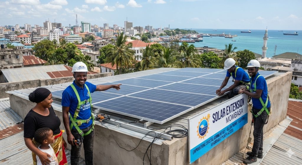 Solar extension Mombasa