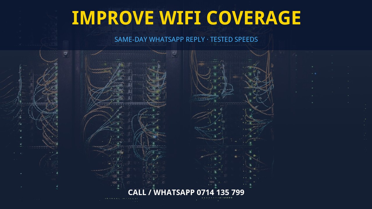 Improve WiFi coverage Improve WiFi coverage