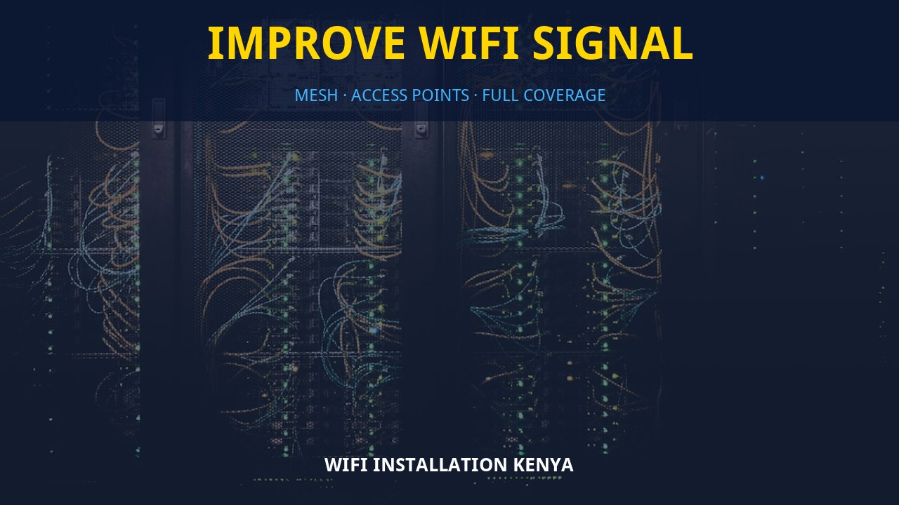 Improve WiFi signal