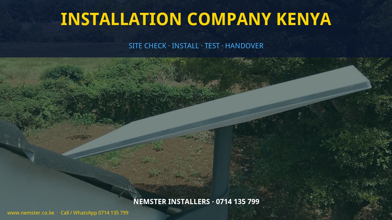 installation company Kenya installation company Kenya