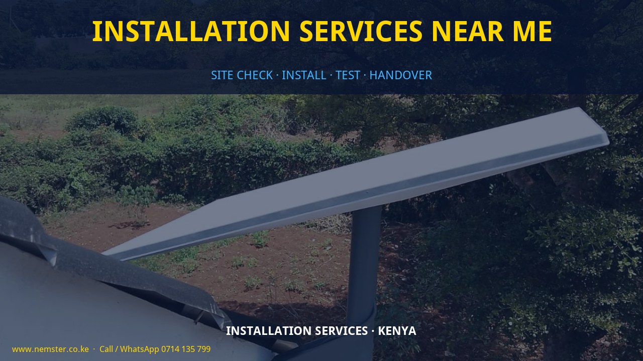 installation services near me