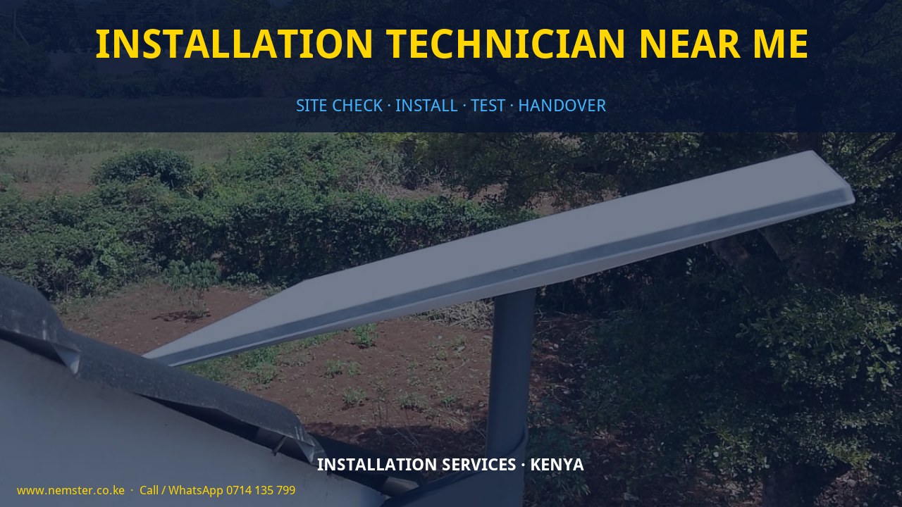 installation technician near me installation technician near me