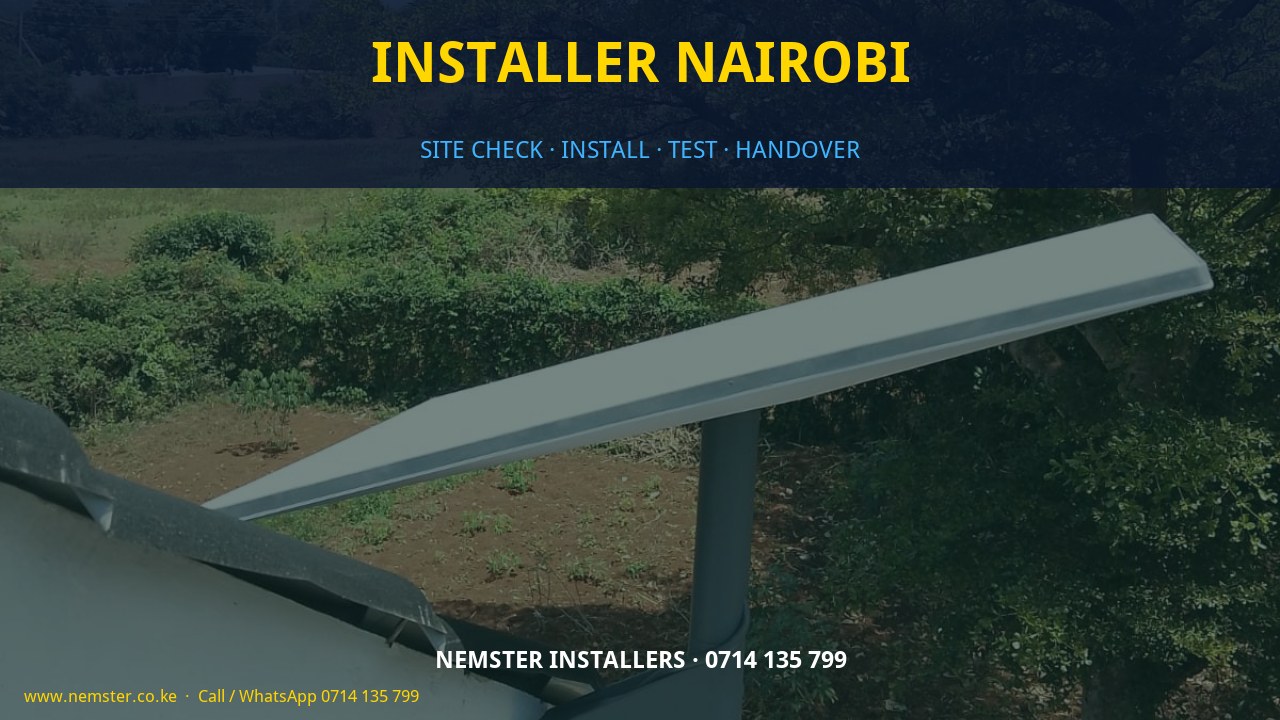 installer Nairobi