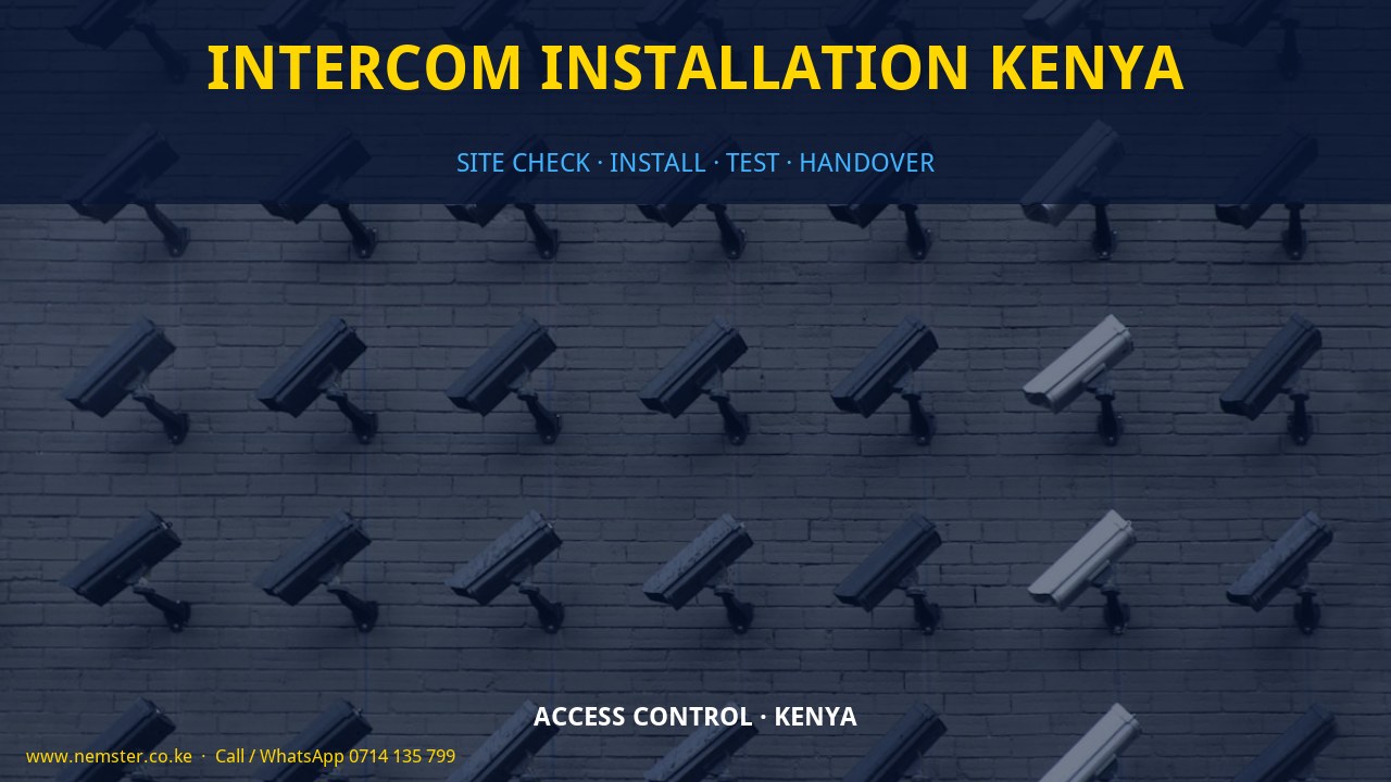 intercom installation Kenya intercom installation Kenya