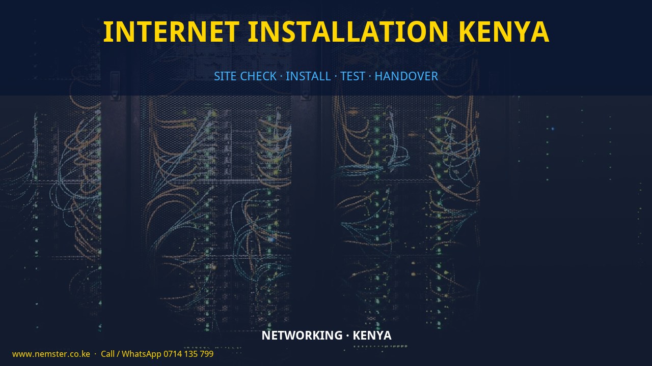 internet installation Kenya