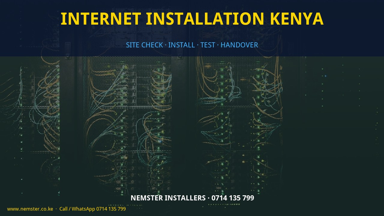 internet installation Kenya