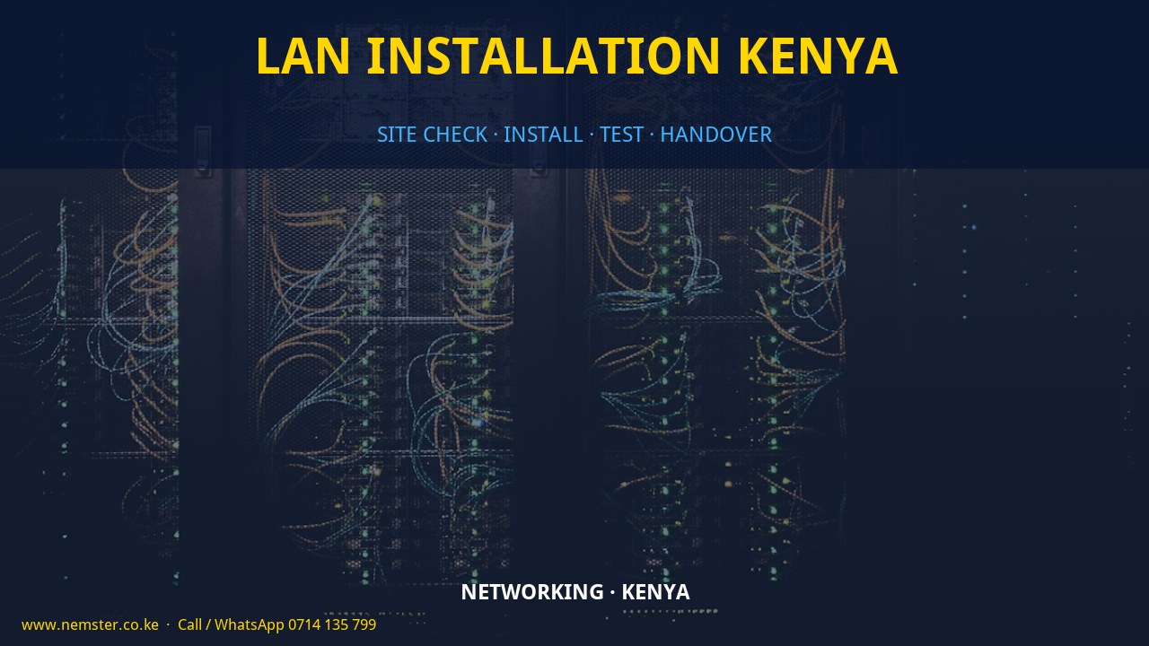 LAN installation Kenya LAN installation Kenya