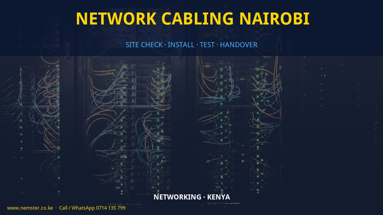 network cabling Nairobi