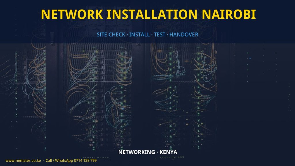 network installation Nairobi