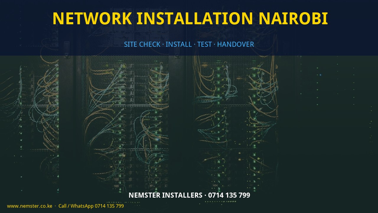 network installation Nairobi network installation Nairobi