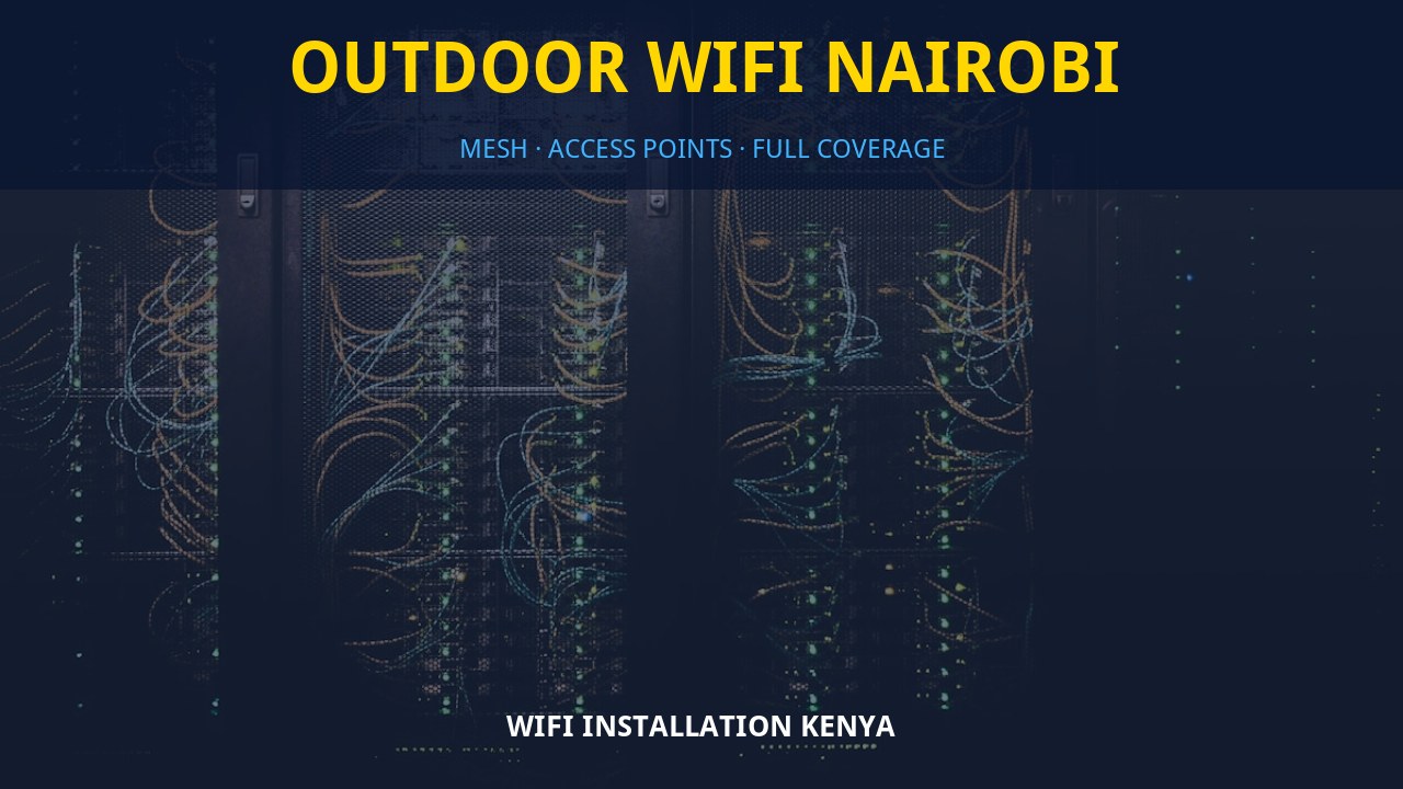 Outdoor WiFi Nairobi