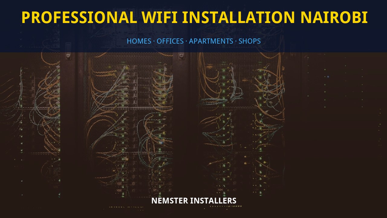 Professional WiFi installation Nairobi