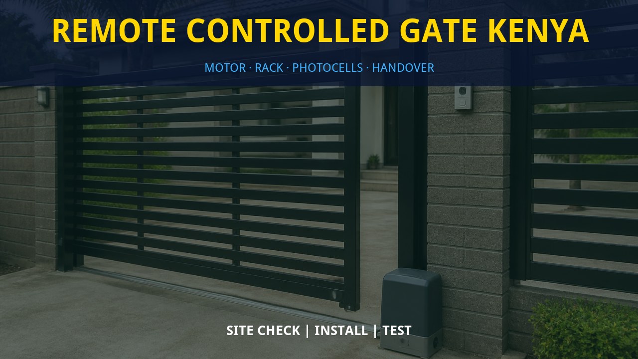 Remote controlled gate Kenya Remote controlled gate Kenya