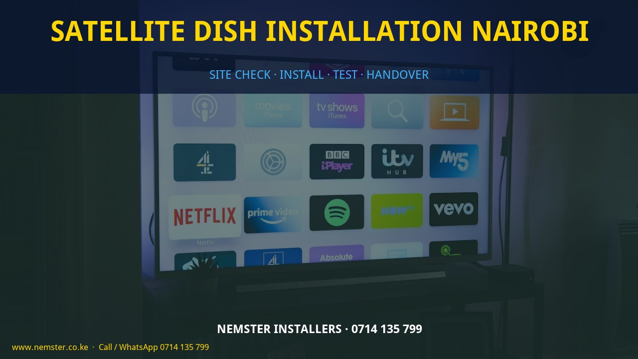 satellite dish installation Nairobi