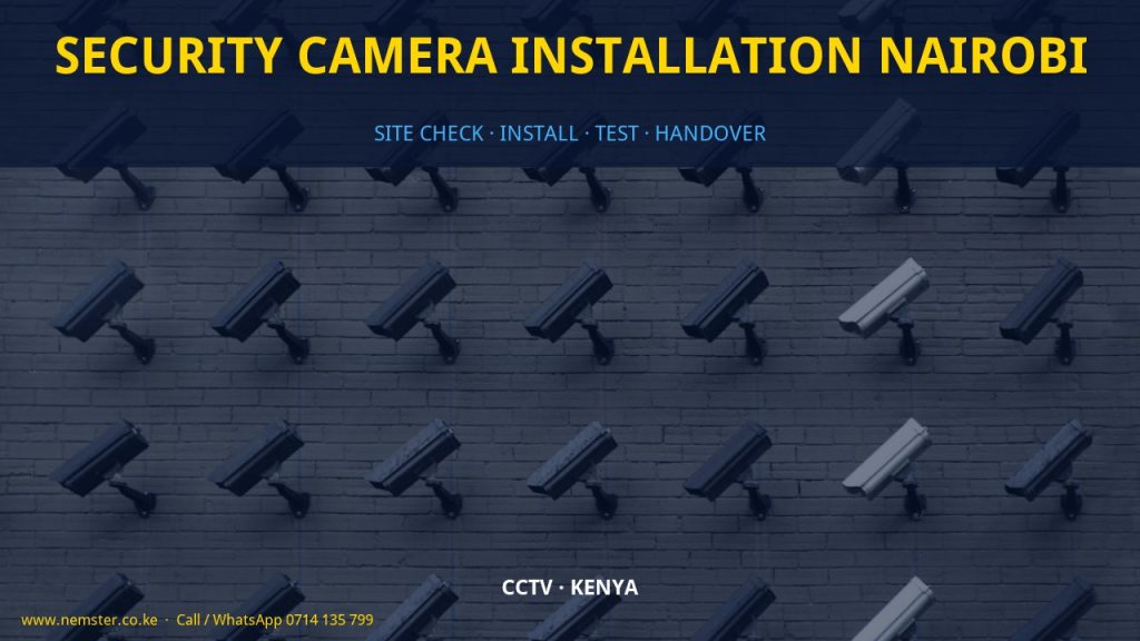 security camera installation Nairobi